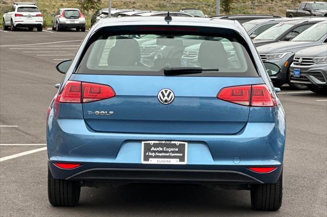 used 2016 Volkswagen e-Golf car, priced at $11,995