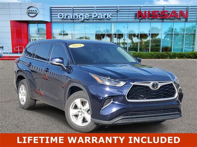 used 2022 Toyota Highlander car, priced at $27,979