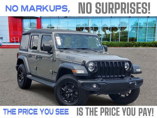 used 2020 Jeep Wrangler Unlimited car, priced at $27,949