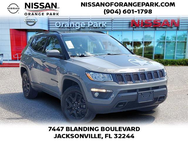 used 2021 Jeep Compass car, priced at $18,252