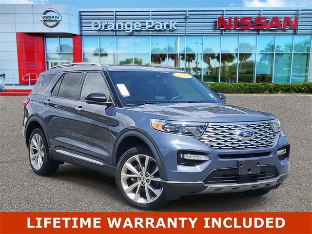 used 2021 Ford Explorer car, priced at $26,099