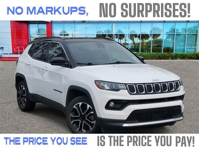 used 2023 Jeep Compass car, priced at $23,598