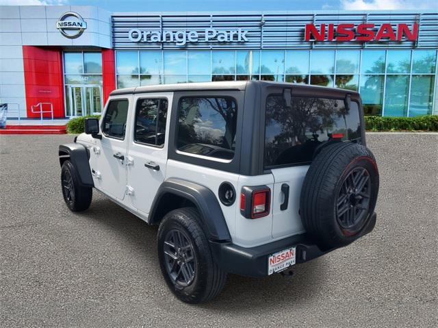 used 2024 Jeep Wrangler car, priced at $33,642