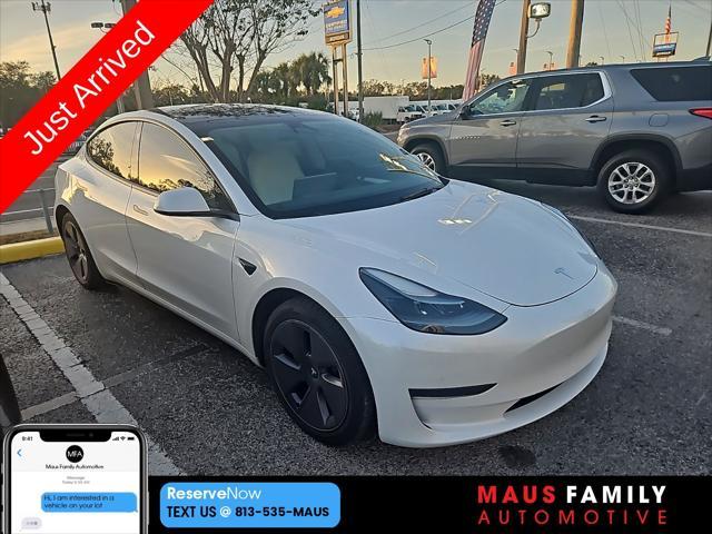 used 2023 Tesla Model 3 car, priced at $28,000