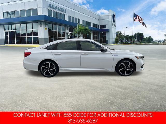 used 2022 Honda Accord Hybrid car, priced at $25,900