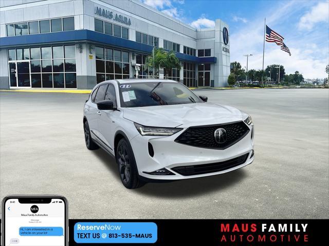 used 2022 Acura MDX car, priced at $41,000