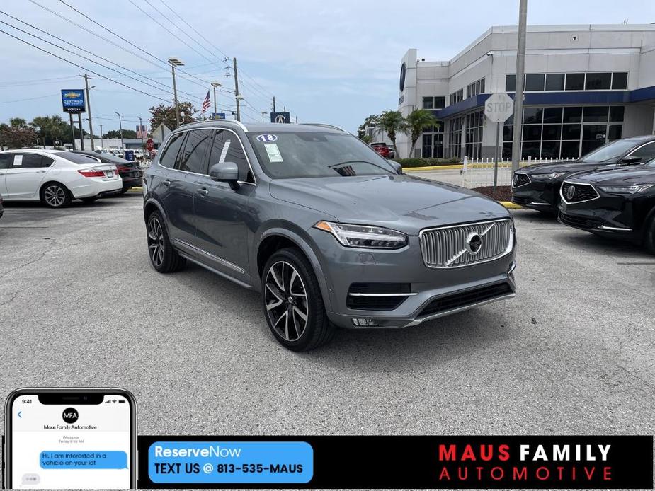 used 2018 Volvo XC90 car, priced at $28,000