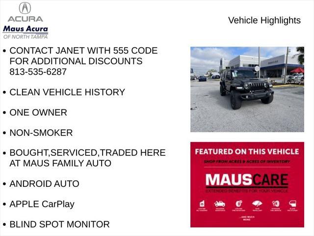 used 2022 Jeep Wrangler Unlimited car, priced at $66,000