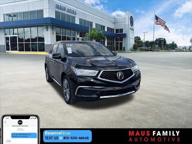 used 2018 Acura MDX car, priced at $22,500