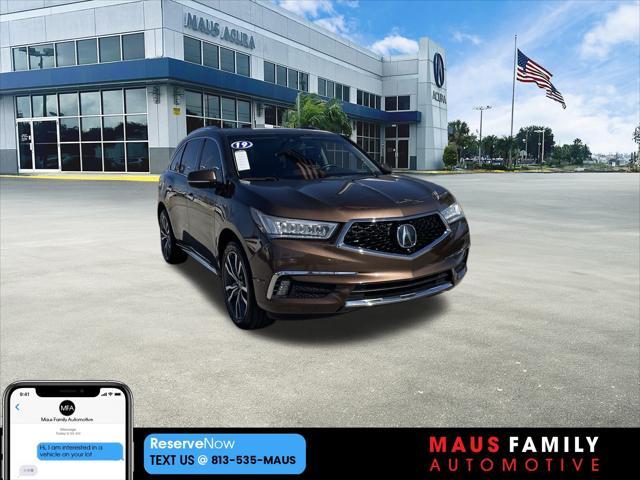 used 2019 Acura MDX car, priced at $31,500