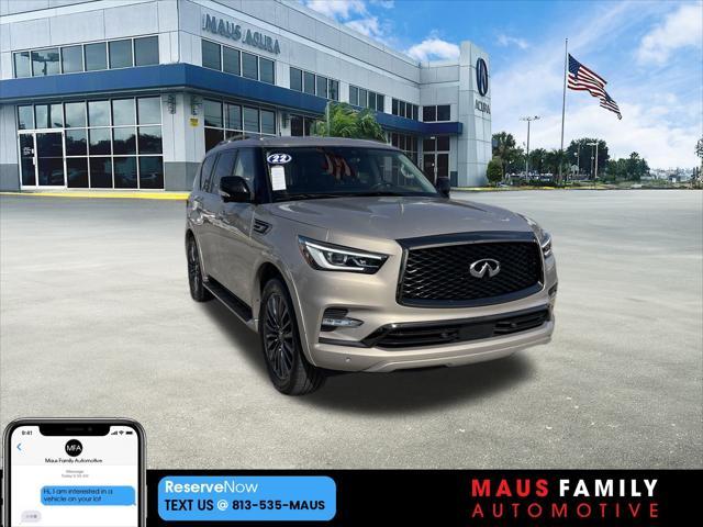 used 2022 INFINITI QX80 car, priced at $39,800