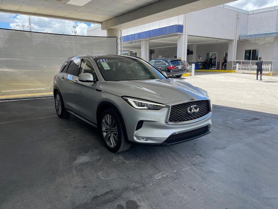 used 2021 INFINITI QX50 car, priced at $32,193