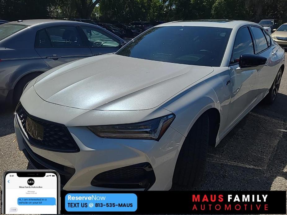 used 2021 Acura TLX car, priced at $32,000