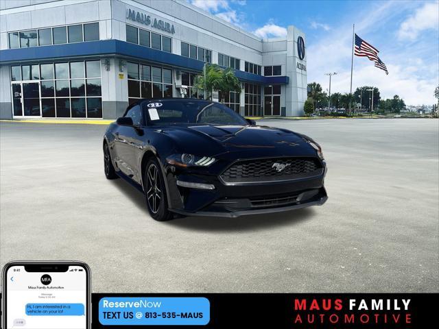 used 2022 Ford Mustang car, priced at $21,500