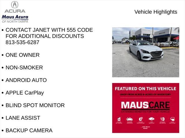 used 2019 Genesis G80 car, priced at $25,900