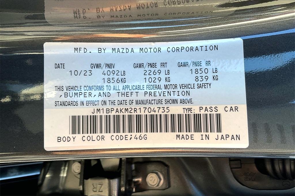 new 2024 Mazda Mazda3 car, priced at $26,805