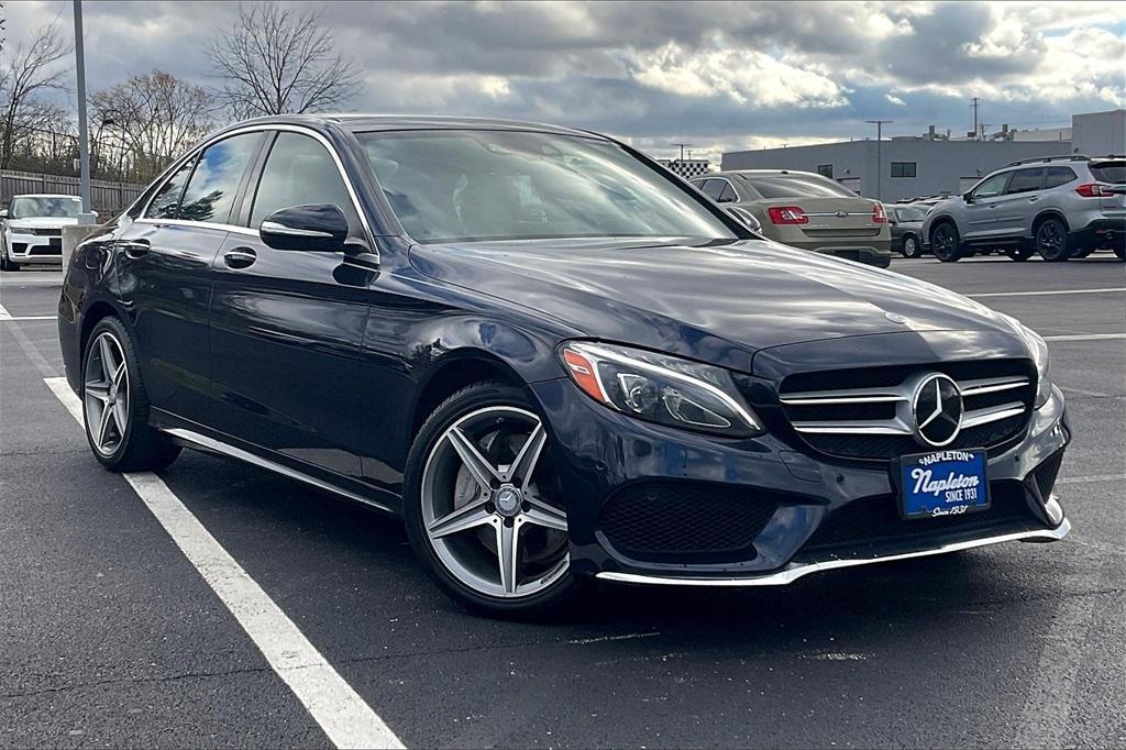 used 2015 Mercedes-Benz C-Class car, priced at $18,995