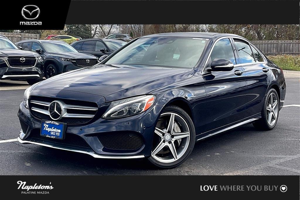 used 2015 Mercedes-Benz C-Class car, priced at $19,331