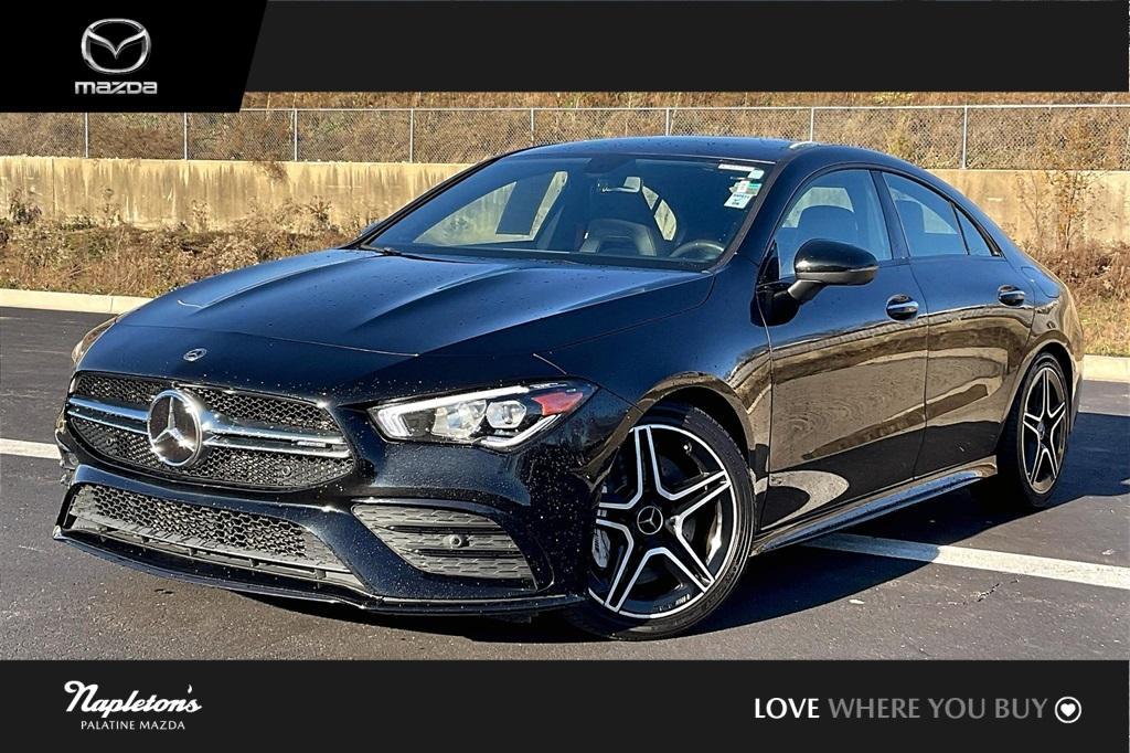 used 2021 Mercedes-Benz AMG CLA 35 car, priced at $34,977