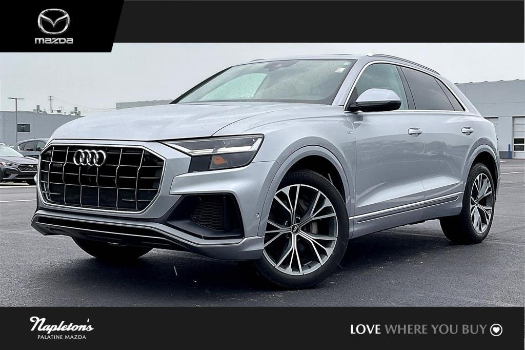 used 2021 Audi Q8 car, priced at $39,814