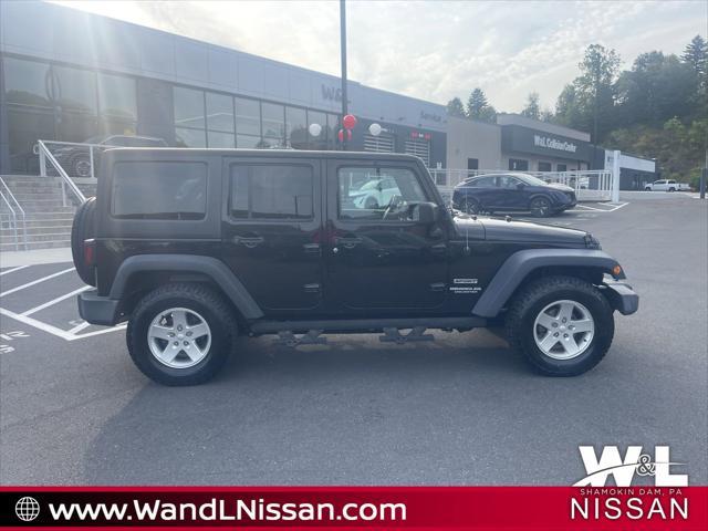 used 2016 Jeep Wrangler Unlimited car, priced at $19,075