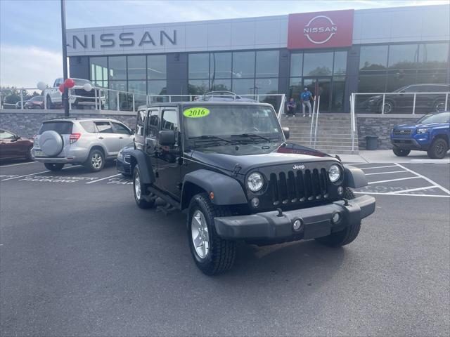 used 2016 Jeep Wrangler Unlimited car, priced at $22,414