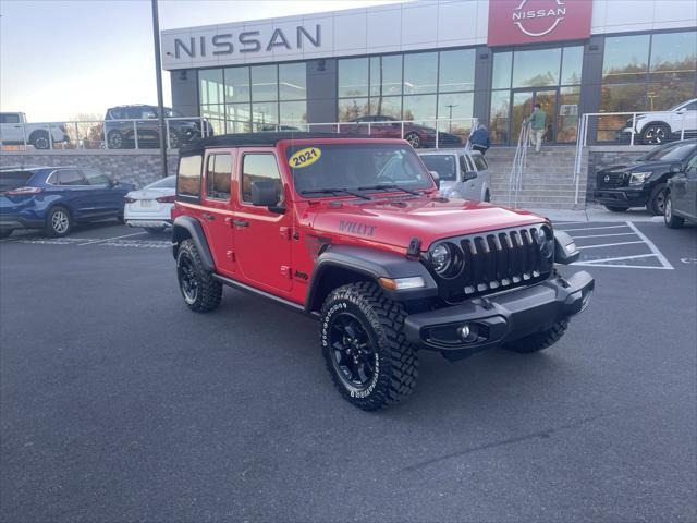 used 2021 Jeep Wrangler car, priced at $33,574