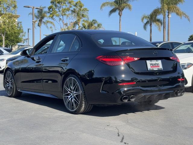 new 2025 Mercedes-Benz AMG C 43 car, priced at $71,385