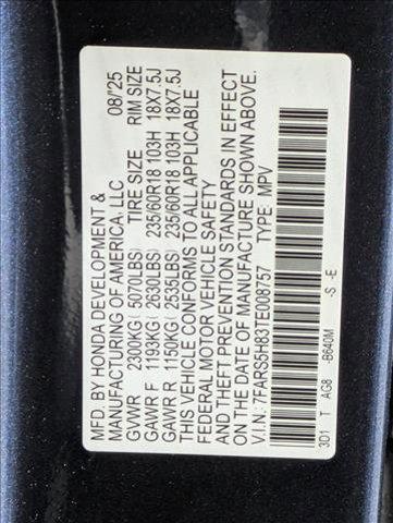 new 2026 Honda CR-V Hybrid car, priced at $38,528