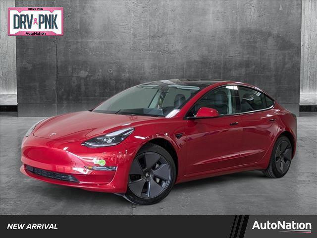 used 2023 Tesla Model 3 car, priced at $32,884