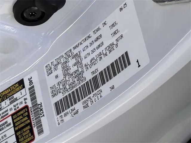 new 2025 Toyota Tundra Hybrid car, priced at $69,252