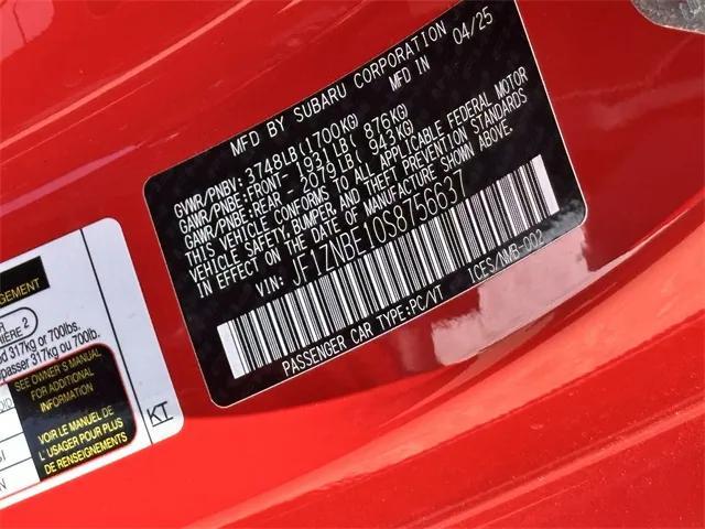 new 2025 Toyota GR86 car, priced at $36,662