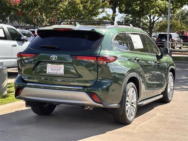 new 2025 Toyota Highlander car, priced at $56,588