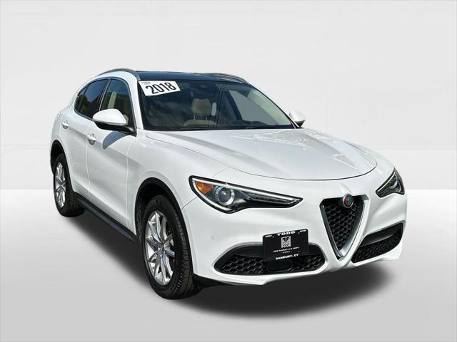 used 2018 Alfa Romeo Stelvio car, priced at $18,499