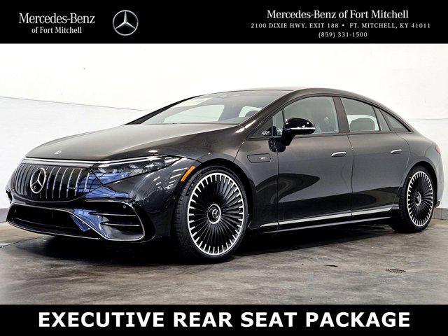 new 2023 Mercedes-Benz AMG EQS car, priced at $159,910