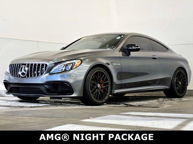 used 2018 Mercedes-Benz AMG C 63 car, priced at $48,171