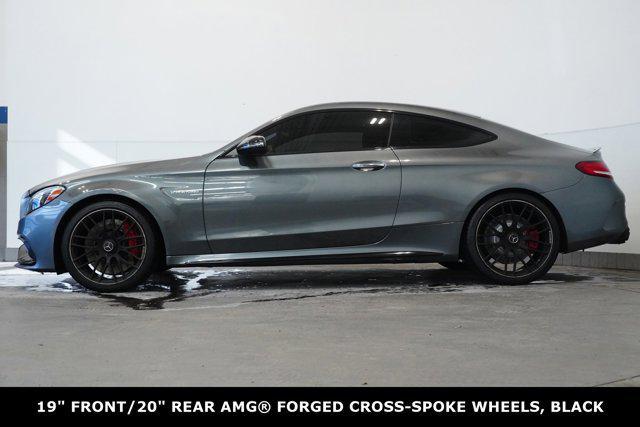 used 2018 Mercedes-Benz AMG C 63 car, priced at $48,171