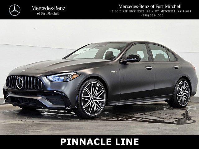 new 2024 Mercedes-Benz AMG C 43 car, priced at $77,070