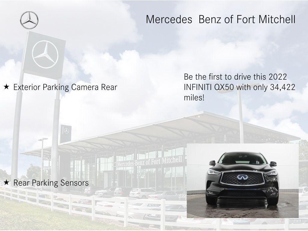 used 2022 INFINITI QX50 car, priced at $26,759