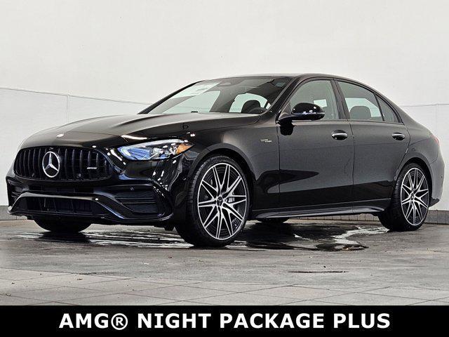 new 2025 Mercedes-Benz AMG C 43 car, priced at $68,320