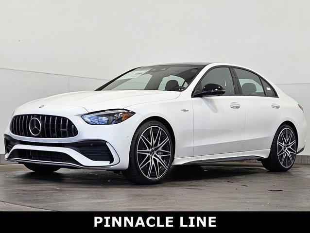 new 2024 Mercedes-Benz AMG C 43 car, priced at $72,120