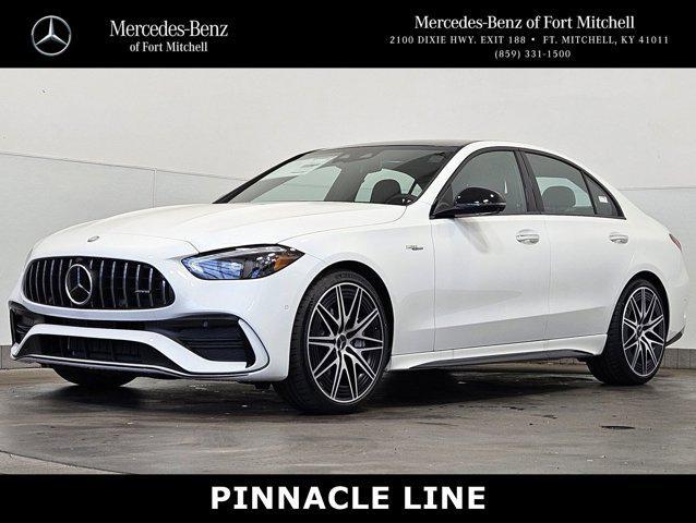 new 2024 Mercedes-Benz AMG C 43 car, priced at $72,120