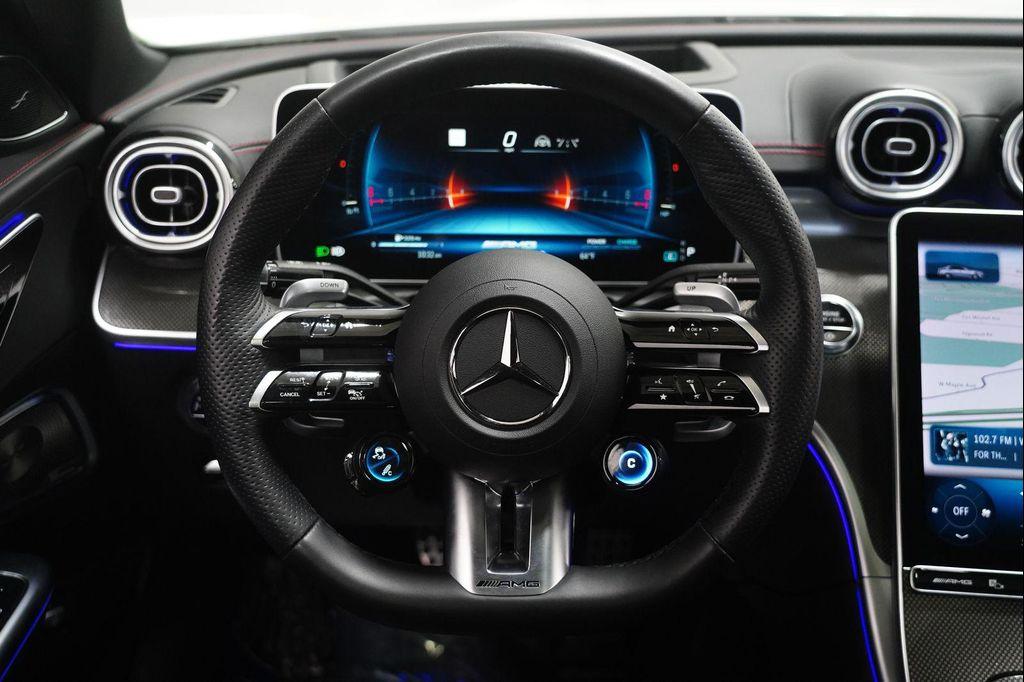 used 2024 Mercedes-Benz AMG C 43 car, priced at $57,928