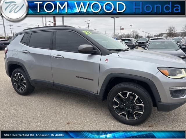 used 2021 Jeep Compass car, priced at $16,548