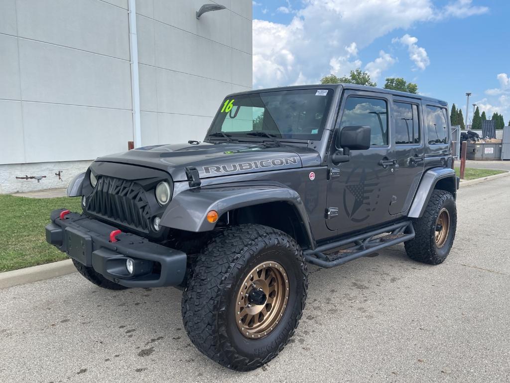 used 2016 Jeep Wrangler Unlimited car, priced at $21,748