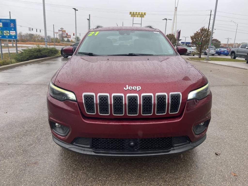 used 2021 Jeep Cherokee car, priced at $21,750