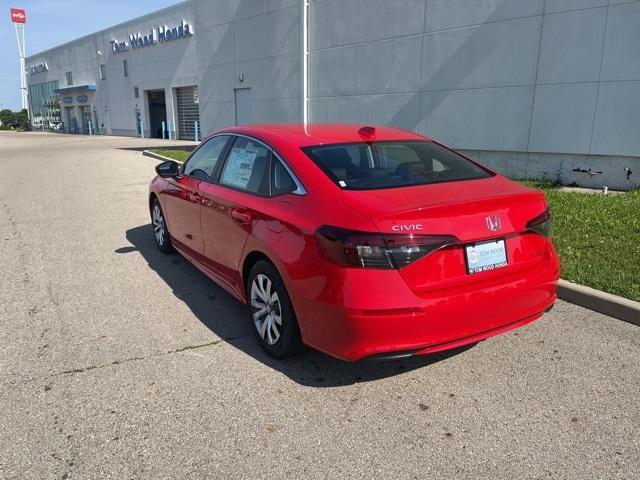 new 2025 Honda Civic car, priced at $25,400
