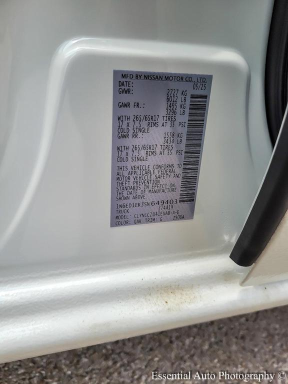 new 2025 Nissan Frontier car, priced at $39,725