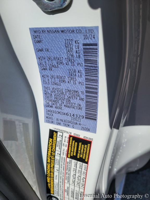 new 2025 Nissan Frontier car, priced at $38,619