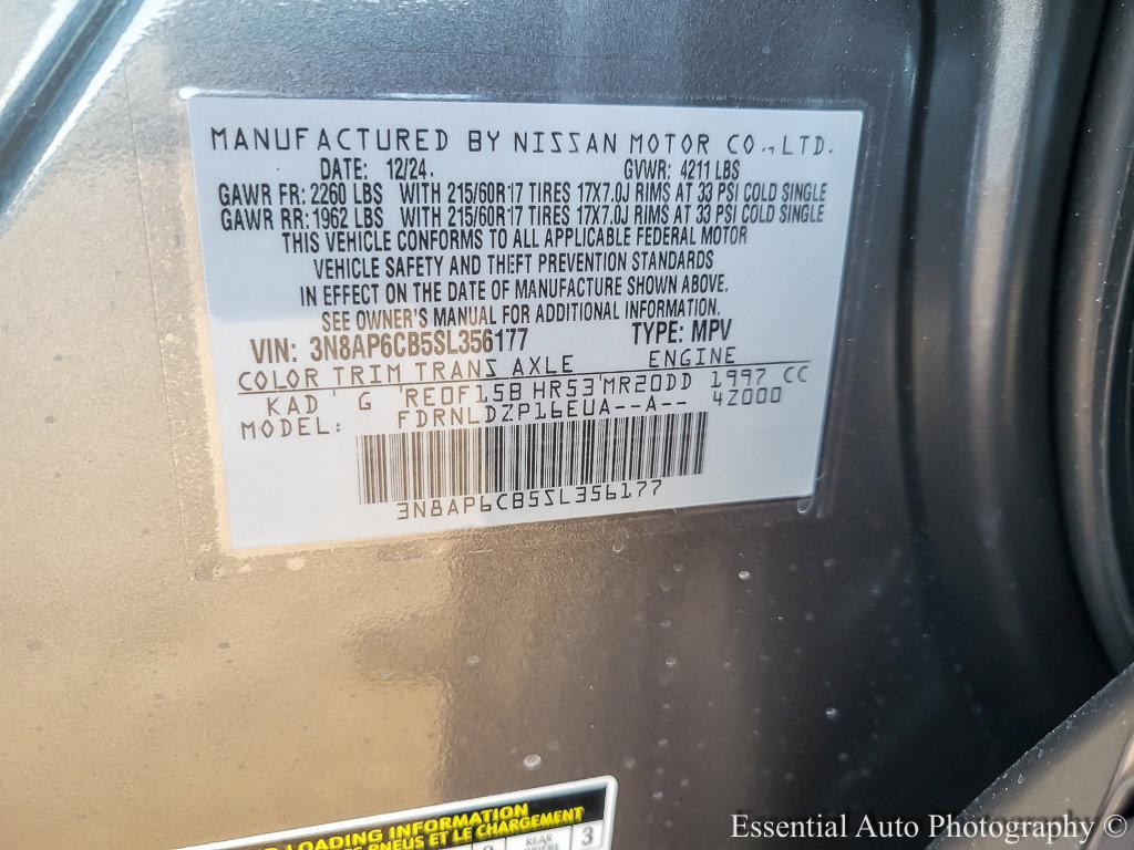 new 2025 Nissan Kicks car, priced at $26,066